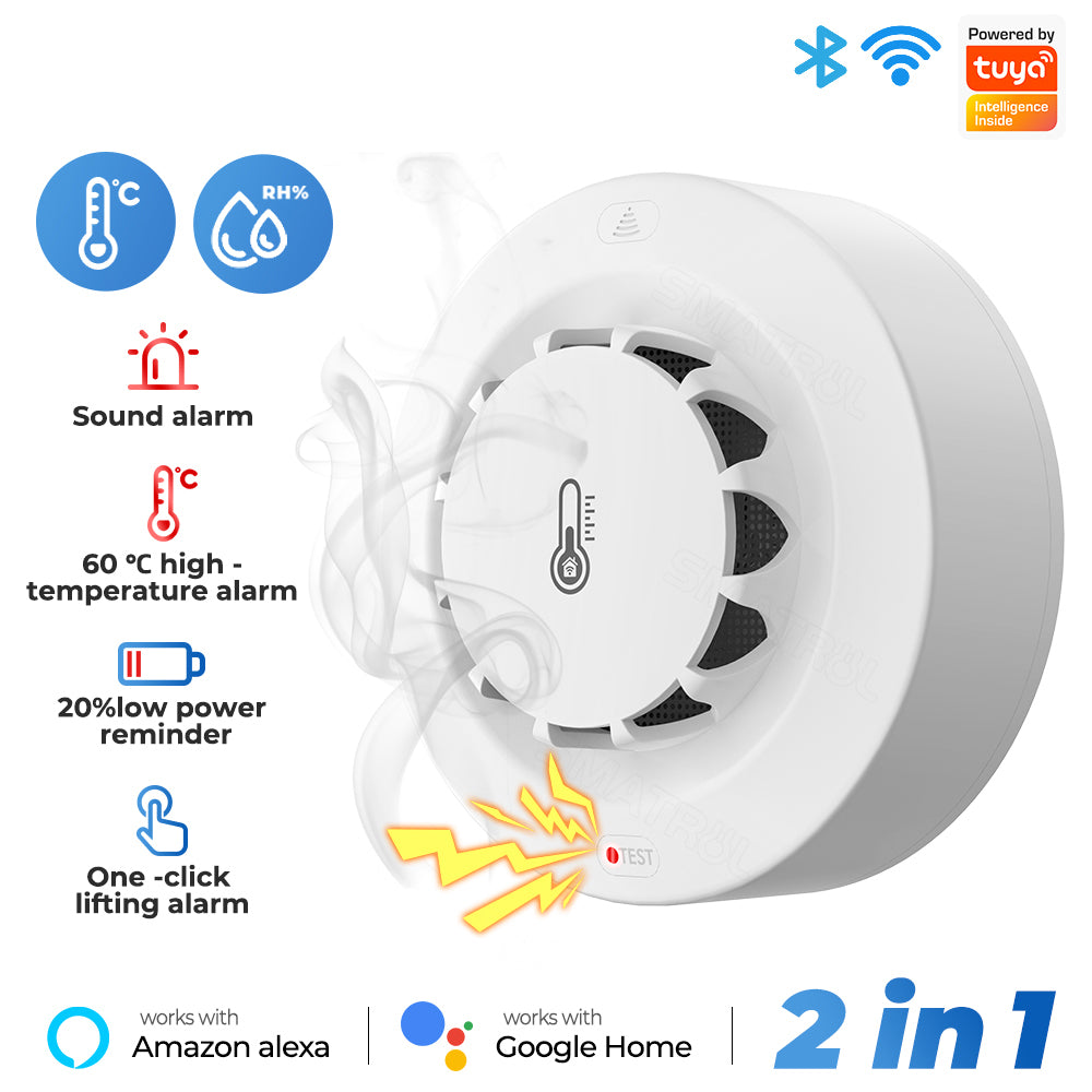 Alexa smart hot sale smoke detector